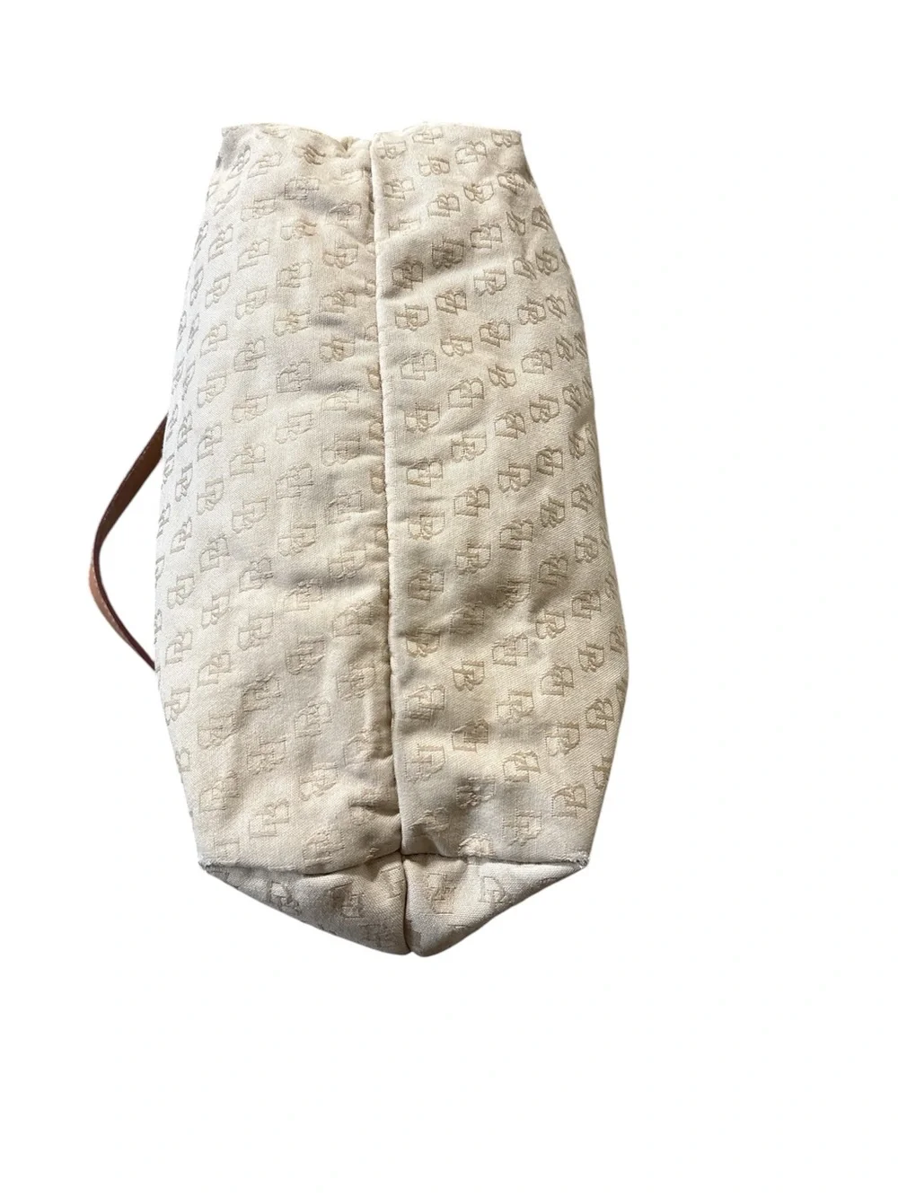 Dooney & Bourke Monogram DB Hobo Shoulder Bag - Neutral